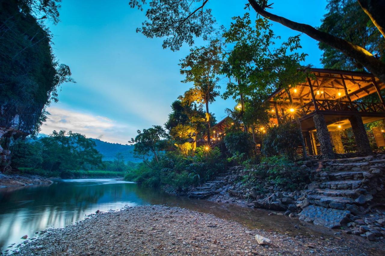 Art'S Riverview Lodge Khao Sok National Park Exterior foto
